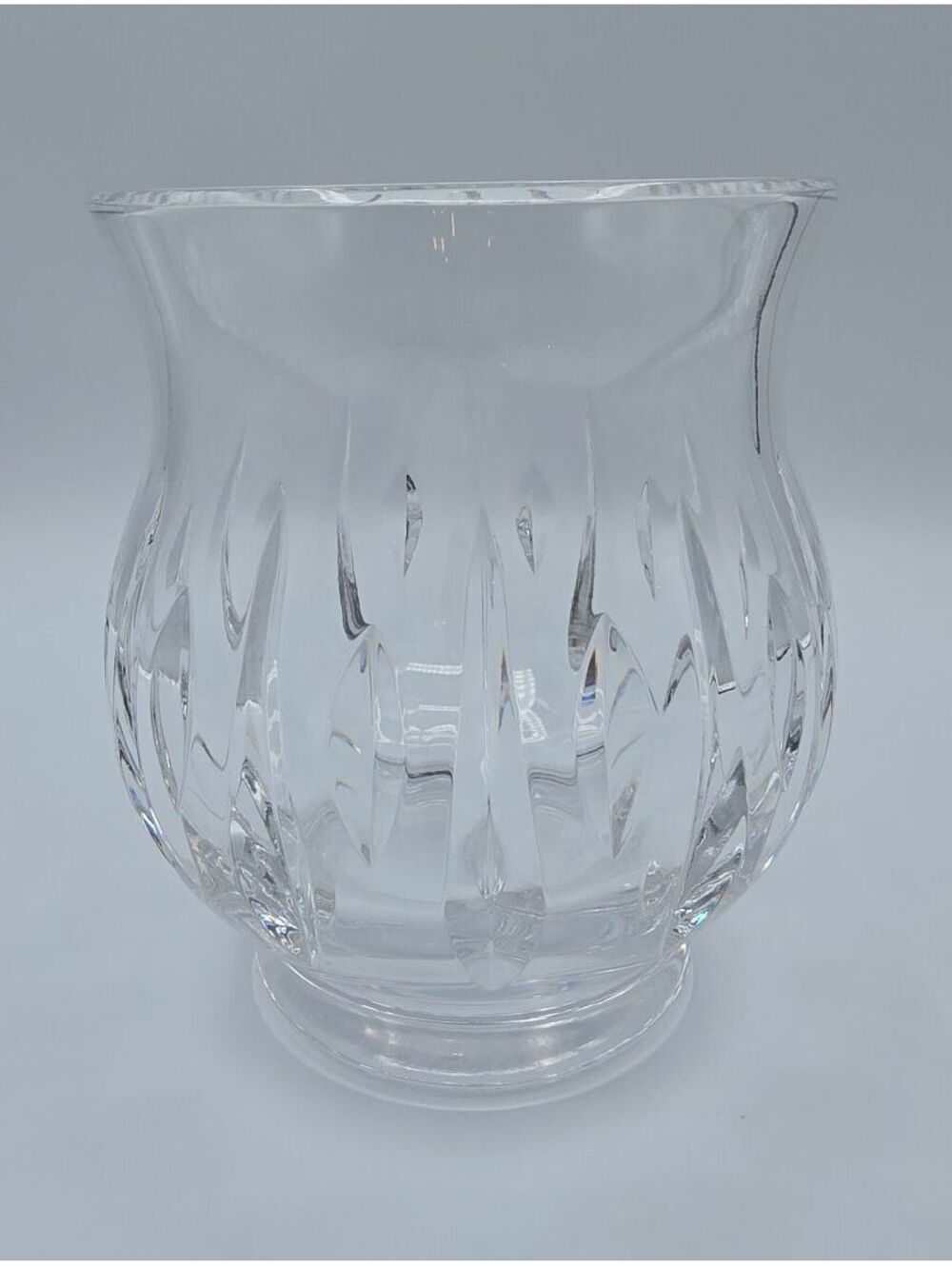 Vintage Marquis by Waterford Crystal Hurricane Candle Holder Vase 5.5" Germany